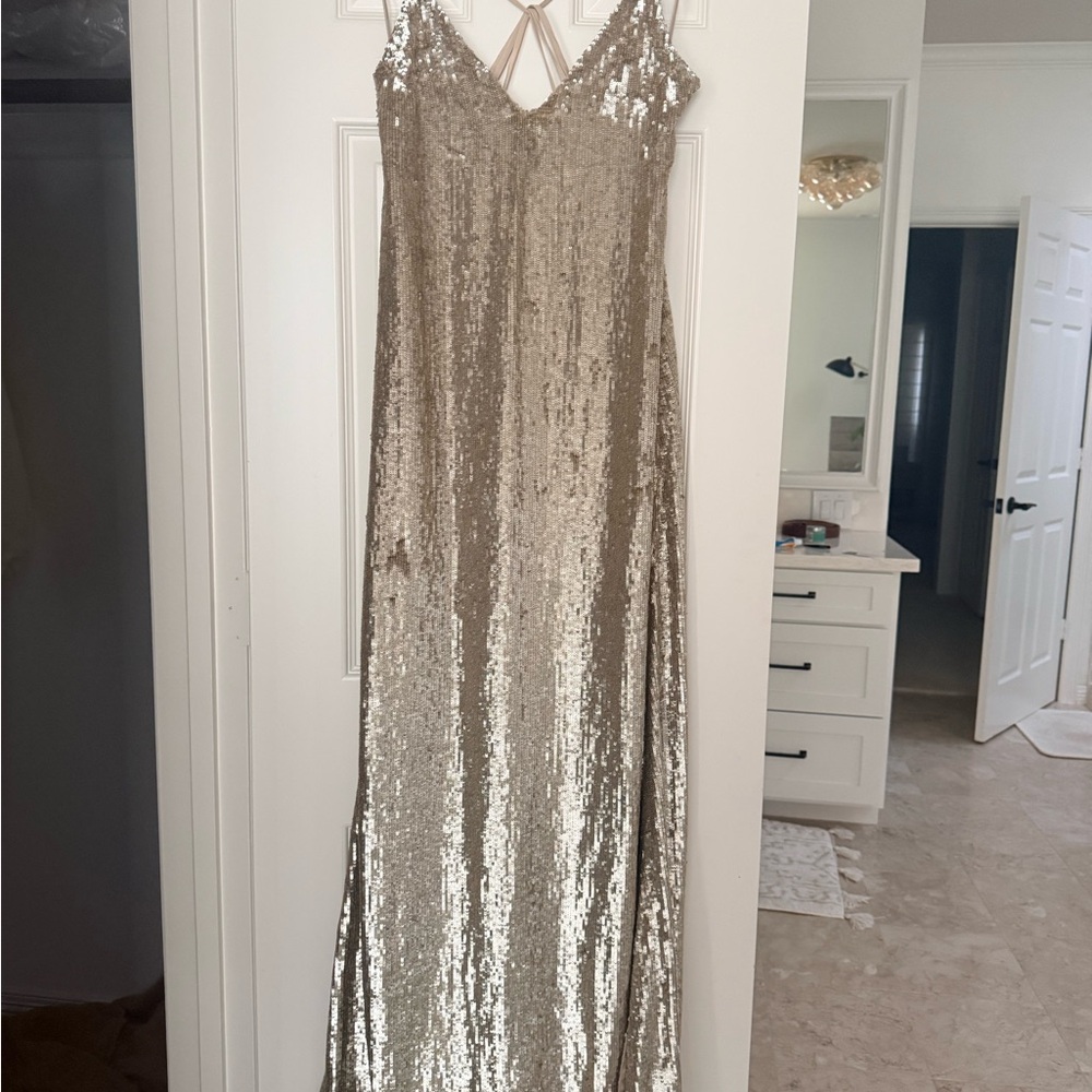 TWP Josephine Sequin Dress Gown Maxi